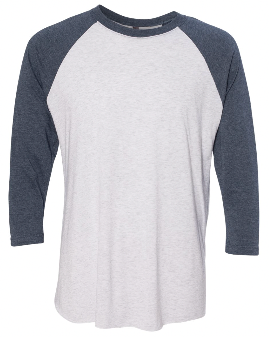 College Park- Unisex Triblend Three-Quarter Sleeve Raglan